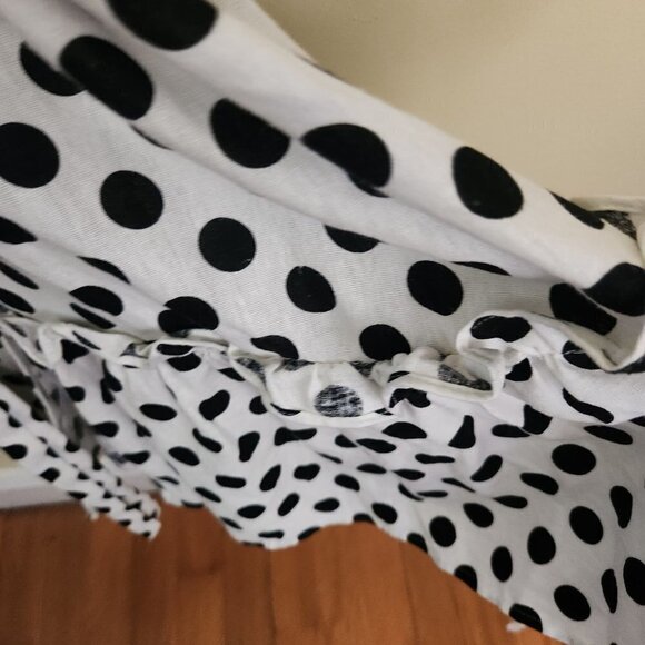 Lisa Marie Hernandez X Target Polka Dot Midi Shirt Dress Size S - Picture 9 of 10